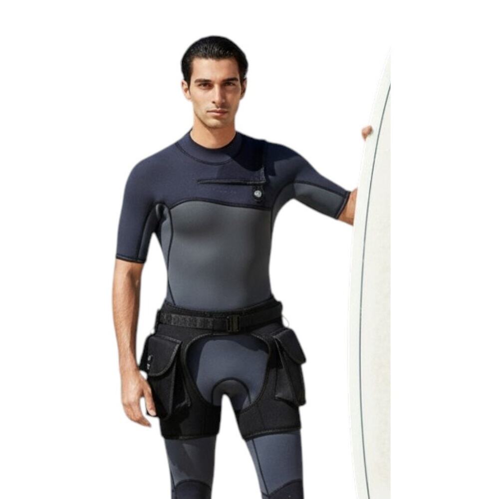 2.5mm Neoprene Wetsuit Shorts L Unisex Surf Dive Kayak Paddle Board Black